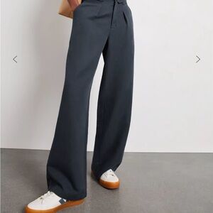 Alex Mill Madeline Pleated Trousers - Washed Black